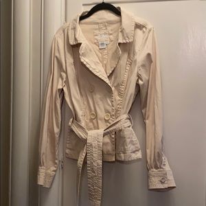 Casual Cotton Double-Breasted Jacket
